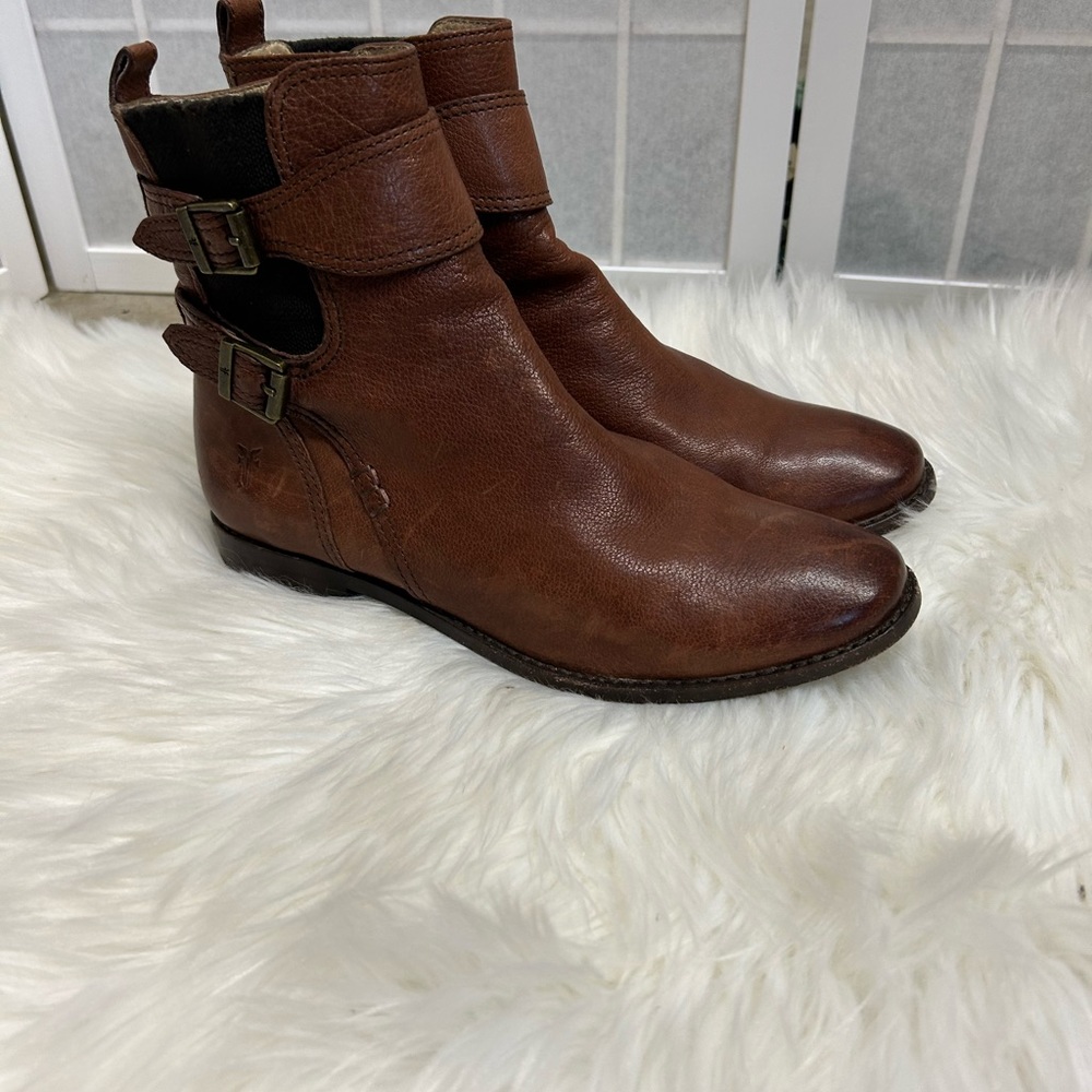 Frye Leather Boots 8 - Picture 11 of 12
